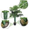 imageGoplus Artificial Palm Tree 35 Feet Tall Potted Fake Greenery Tropical Plant Faux Floor Tree for Indoor Outdoor Home Living Room Decor3ft 6in