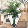 imageGoplus Artificial Palm Tree 35 Feet Tall Potted Fake Greenery Tropical Plant Faux Floor Tree for Indoor Outdoor Home Living Room Decor3ft 6in