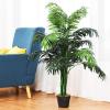 imageGoplus Artificial Palm Tree 35 Feet Tall Potted Fake Greenery Tropical Plant Faux Floor Tree for Indoor Outdoor Home Living Room Decor3ft 6in