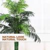 imageGoplus Artificial Palm Tree 35 Feet Tall Potted Fake Greenery Tropical Plant Faux Floor Tree for Indoor Outdoor Home Living Room Decor3ft 6in