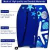 imageGoplus Boogie Boards for Beach 413733 Lightweight Body Board with EPS Core XPE Deck HDPE Slick Bottom Wrist Leash Bodyboard for Kids Adults SurfingBlue Starfish