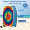 imageGoplus Boogie Boards for Beach 413733 Lightweight Body Board with EPS Core XPE Deck HDPE Slick Bottom Wrist Leash Bodyboard for Kids Adults SurfingColorful Explosion