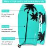 imageGoplus Boogie Boards for Beach 413733 Lightweight Body Board with EPS Core XPE Deck HDPE Slick Bottom Wrist Leash Bodyboard for Kids Adults SurfingGreen Coconut Palm