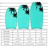 imageGoplus Boogie Boards for Beach 413733 Lightweight Body Board with EPS Core XPE Deck HDPE Slick Bottom Wrist Leash Bodyboard for Kids Adults SurfingGreen Coconut Palm