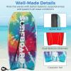 imageGoplus Boogie Boards for Beach 413733 Lightweight Body Board with EPS Core XPE Deck HDPE Slick Bottom Wrist Leash Bodyboard for Kids Adults SurfingRainbow Ink