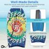 imageGoplus Boogie Boards for Beach 413733 Lightweight Body Board with EPS Core XPE Deck HDPE Slick Bottom Wrist Leash Bodyboard for Kids Adults SurfingRainbow Vortex