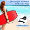 imageGoplus Boogie Boards for Beach 413733 Lightweight Body Board with EPS Core XPE Deck HDPE Slick Bottom Wrist Leash Bodyboard for Kids Adults SurfingRainbow Ink