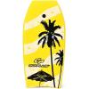 imageGoplus Boogie Boards for Beach 413733 Lightweight Body Board with EPS Core XPE Deck HDPE Slick Bottom Wrist Leash Bodyboard for Kids Adults SurfingYellow Coconut Palm