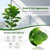 imageGoplus Fake Fiddle Leaf Fig Tree 2Pack 33 FT Tall Artificial Tree Greenery Plants in Pots W40 Leaves Decorative Faux Trees for Indoor Home Office355