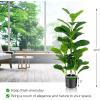 imageGoplus Fake Fiddle Leaf Fig Tree 2Pack 33 FT Tall Artificial Tree Greenery Plants in Pots W40 Leaves Decorative Faux Trees for Indoor Home Office395