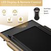 imageGoplus 2 in 1 Under Desk Treadmill 25HP Superfit Folding Treadmills for Home Office wSmart APP Remote Control LED Display Bluetooth Speaker Foldable Walking Jogging Machine Yellow