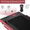 imageGoplus 2 in 1 Under Desk Treadmill 25HP Superfit Folding Treadmills for Home Office wSmart APP Remote Control LED Display Bluetooth Speaker Foldable Walking Jogging Machine Red
