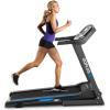 imageGoplus 225HP Electric Folding Treadmill with Incline Walking Running Jogging Fitness Machine with Blue Backlit LCD Display for Home ampamp Gym Cardio Fitness