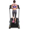 imageGoplus 225HP Electric Folding Treadmill with Incline Walking Running Jogging Fitness Machine with Blue Backlit LCD Display for Home ampamp Gym Cardio Fitness