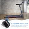imageGoplus 225HP Folding Treadmill with Incline Electric Treadmill Walking Running Jogging Fitness Machine with Blue Backlit LCD Display for Home ampamp Gym Cardio Fitness