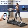 imageGoplus 475HP Folding Treadmill with 15 Auto Incline Electric Superfit Treadmill wVoice and APP Control 20 Preset Programs LED Touch Screen Walking Jogging Running Machine for Home Office