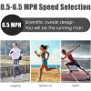 imageGoplus Electric Folding Treadmill Adjustable Incline and Low Noise Design with LCD Display and Heart Rate Sensor Compact Running Machine for Home Office Apartment Black