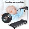 imageGoplus Folding Treadmill Electric Running Machine with LED Display and Mobile Phone Holder Portable Compact Superfit Treadmill for Home OfficeBlack