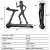 imageGoplus Folding Treadmill Superfit Electric Portable Treadmill with Blue Tooth Speaker APP Control and 165 Wide Tread Belt Running Jogging Machine for Home and Office Use