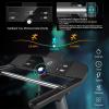 imageGoplus Heavy Duty Folding Treadmill for Gym Italy Designer Electric Superfit Treadmill with Fatigue Button Heart Rate Belt LED Display Blue Tooth Speaker Portable Walking Running Machine for Home ApartmentFolding