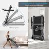 imageGoplus Heavy Duty Folding Treadmill for Gym Italy Designer Electric Superfit Treadmill with Fatigue Button Heart Rate Belt LED Display Blue Tooth Speaker Portable Walking Running Machine for Home ApartmentFolding