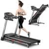imageGoplus 475HP Folding Treadmill for Home Gym Commercial Heavy Duty Superfit Treadmill with 15 Auto Incline 20 Preset Programs Bluetooth Speakers LED Display Smart APP Running Walking Machine