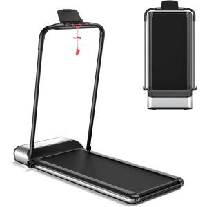 imageGoplus Folding Treadmill UltraThin InstallationFree Foldable Electric Treadmill Low Noise Walking Jogging Machine Portable Superfit Treadmills for Home Office