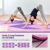 imageGoplus Folding Gymnastics Mat 10 x 4 x 2 Thick Tumbling Mats with PU Leather Hook ampamp Loop Fasteners Portable Handles 4Panel Exercise Mat for Home Gym Workouts YogaPurplePink