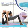 imageGoplus Folding Gymnastics Mat 10 x 4 x 2 Thick Tumbling Mats with PU Leather Hook ampamp Loop Fasteners Portable Handles 4Panel Exercise Mat for Home Gym Workouts YogaBaby BluePink