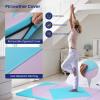 imageGoplus Folding Gymnastics Mat 10 x 4 x 2 Thick Tumbling Mats with PU Leather Hook ampamp Loop Fasteners Portable Handles 4Panel Exercise Mat for Home Gym Workouts YogaBaby BluePink