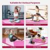 imageGoplus Folding Gymnastics Mat 10 x 4 x 2 Thick Tumbling Mats with PU Leather Hook ampamp Loop Fasteners Portable Handles 4Panel Exercise Mat for Home Gym Workouts YogaBaby PinkRose