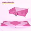 imageGoplus Folding Gymnastics Mat 10 x 4 x 2 Thick Tumbling Mats with PU Leather Hook ampamp Loop Fasteners Portable Handles 4Panel Exercise Mat for Home Gym Workouts YogaBaby PinkRose