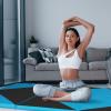 imageGoplus Folding Gymnastics Mat 10 x 4 x 2 Thick Tumbling Mats with PU Leather Hook ampamp Loop Fasteners Portable Handles 4Panel Exercise Mat for Home Gym Workouts YogaBlueBlack