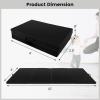 imageGoplus Folding Gymnastics Mat 10 x 4 x 2 Thick Tumbling Mats with PU Leather Hook ampamp Loop Fasteners Portable Handles 4Panel Exercise Mat for Home Gym Workouts YogaBlack