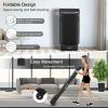 imageGoplus 40HP Heavy Duty Folding Treadmill Electric Foldable Superfit Treadmill with LED Touch Screen Heart Rate Belt Fatigue Button Blue Tooth Speaker Walking Running Machine for Gym Home