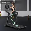 imageGoplus 40HP Heavy Duty Folding Treadmill Electric Foldable Superfit Treadmill with LED Touch Screen Heart Rate Belt Fatigue Button Blue Tooth Speaker Walking Running Machine for Gym Home
