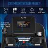 imageGoplus 475HP Folding Treadmill with 15 Auto Incline and APP Commercial Heavy Duty Superfit Treadmill with 20 Preset Programs Bluetooth Speaker Soft Drop System Pause Running Machine for Home