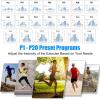 imageGoplus 475HP Folding Treadmill with 15 Auto Incline and APP Commercial Heavy Duty Superfit Treadmill with 20 Preset Programs Bluetooth Speaker Soft Drop System Pause Running Machine for Home