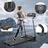 imageGoplus Compact Folding Treadmill for Home Electric Walking Running Machine Low Noise Builtin 2 Workout Modes and 12 Programs with Display