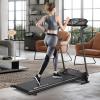 imageGoplus Compact Folding Treadmill for Home Electric Walking Running Machine Low Noise Builtin 2 Workout Modes and 12 Programs with Display