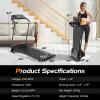 imageGoplus Compact Folding Treadmill for Home Electric Walking Running Machine Low Noise Builtin 2 Workout Modes and 12 Programs with Display