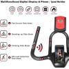 imageGoplus Indoor Cycling Bike Silent Belt Drive Exercise Bike with Phone Holder Adjustable Seat LCD Monitor Stationary Bicycle for Home Gym Workout20 LBS Flywheel
