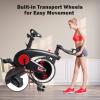 imageGoplus Indoor Cycling Bike Silent Belt Drive Exercise Bike with Phone Holder Adjustable Seat LCD Monitor Stationary Bicycle for Home Gym Workout20 LBS Flywheel