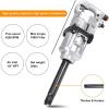 imageGoplus 1 Impact Wrench Air Impact Gun with 112quot ampamp 158quot Sockets 6 Inch Extended Anvil 12quot NPT Air Inlet Carrying Case Pneumatic Impact Gun for Car Truck Tire Max Torque Output 1900 ft