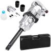 imageGoplus 1 Impact Wrench Air Impact Gun with 112quot ampamp 158quot Sockets 6 Inch Extended Anvil 12quot NPT Air Inlet Carrying Case Pneumatic Impact Gun for Car Truck Tire Max Torque Output 1900 ft