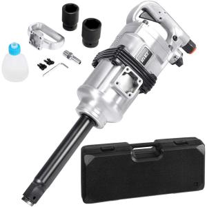 imageGoplus 1 Impact Wrench Air Impact Gun with 112quot ampamp 158quot Sockets 6 Inch Extended Anvil 12quot NPT Air Inlet Carrying Case Pneumatic Impact Gun for Car Truck Tire Max Torque Output 1900 ft