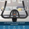 imageGoplus Indoor Magnetic Exercise Bike Fitness Cycling Bike W 350LBS Weight Capacity Adjustable Resistance LCD Monitor Pulse Sensor 35LBS Flywheel Adjustable SeatampampHandlebars Stationary Bicycle for Home Gym Office