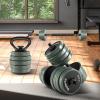 imageGoplus Adjustable Dumbbell Set 9247 LBS Free Weight Set 4 in 1 Weights wConnector Used as Barbell Dumbbells Kettlebells Push up Stand Fitness Workout Equipment for Men Women Home Gym92 LBS