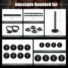imageGoplus Adjustable Dumbbell Set 9247 LBS Free Weight Set 4 in 1 Weights wConnector Used as Barbell Dumbbells Kettlebells Push up Stand Fitness Workout Equipment for Men Women Home Gym92 LBS