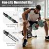 imageGoplus Adjustable Dumbbell Set 9247 LBS Free Weight Set 4 in 1 Weights wConnector Used as Barbell Dumbbells Kettlebells Push up Stand Fitness Workout Equipment for Men Women Home Gym92 LBS